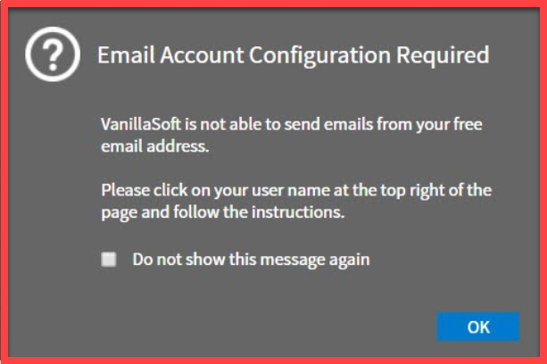 email account configuration